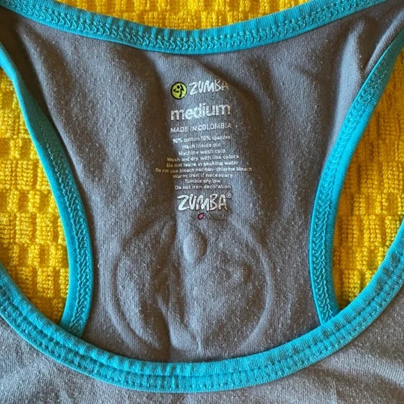 Zumba Racer back Tank Top - Picture 4 of 4